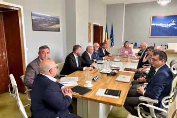 Valentin Ivan, alături de delegația ACoR, la discuții cu ministrul Mediului. Care sunt urgențele pentru comunele din România